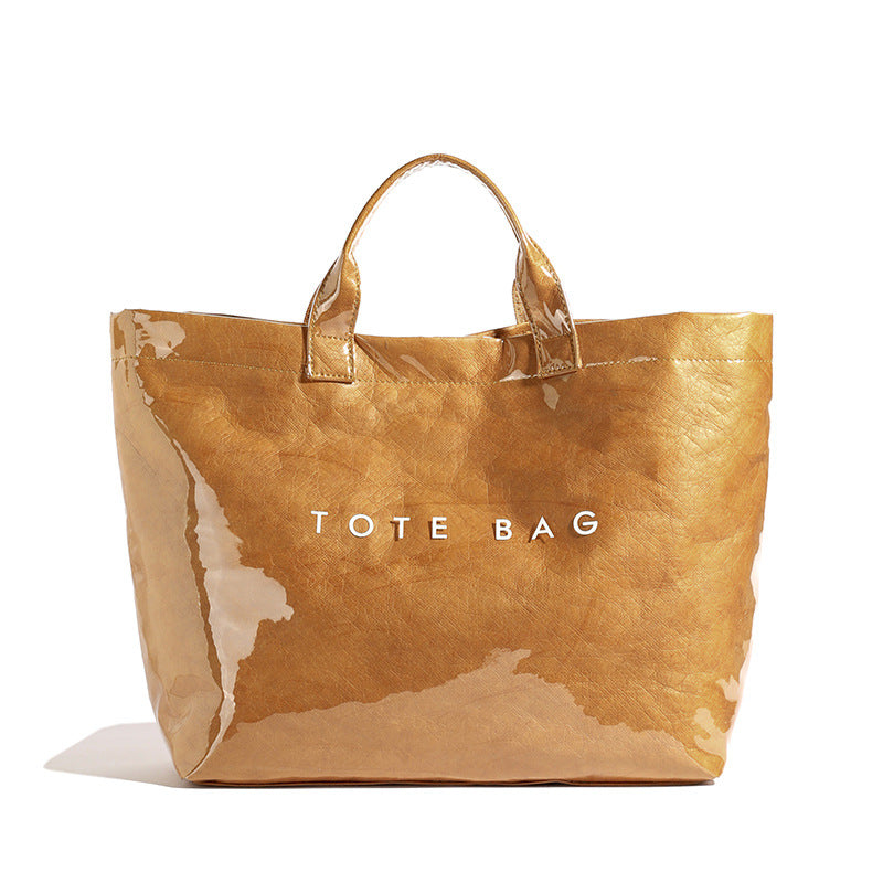 Vintage PVC tote with DuPont lettering - Premium PVC tote from Concordia Style Boutique - Just $23.38! Shop now at Concordia Style Boutique