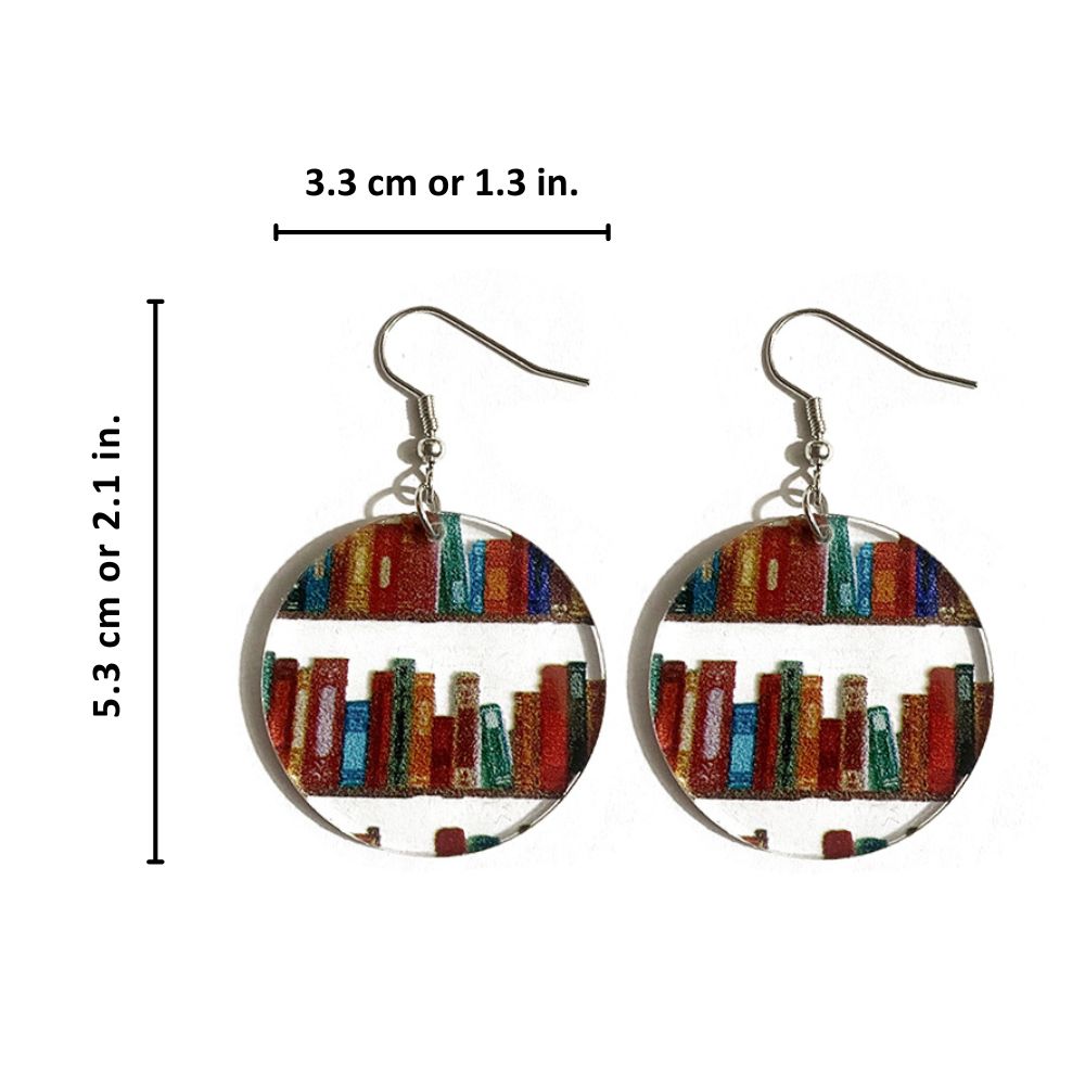 BOOK LOVER EARRINGS (PAIR) - Concordia Style Boutique
