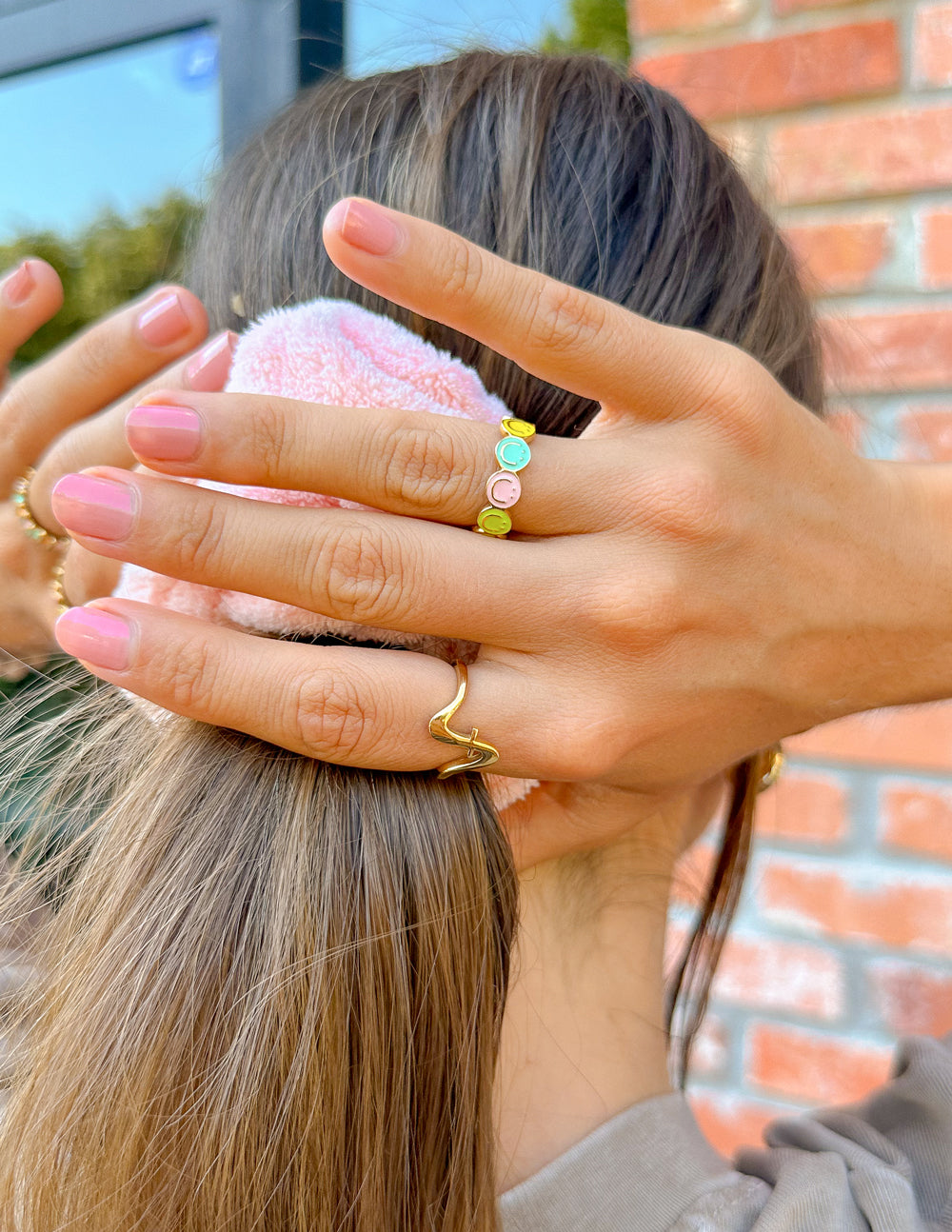 Smiley Enamel Ring - Concordia Style Boutique