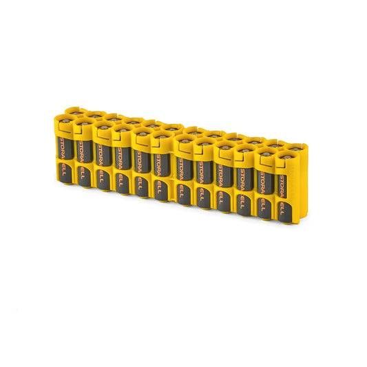 24 AA Pack Battery Caddy (Yellow)
