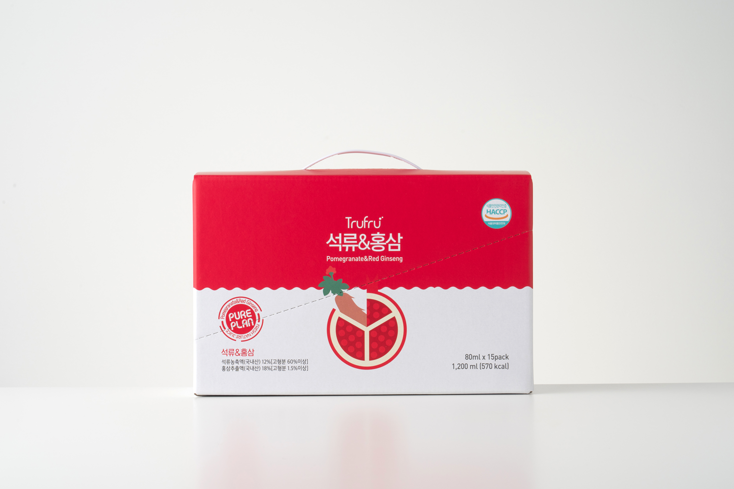 Trufru Pomegranate & Red Ginseng Gift Set 2.7oz(80ml)X15ea - Concordia Style Boutique