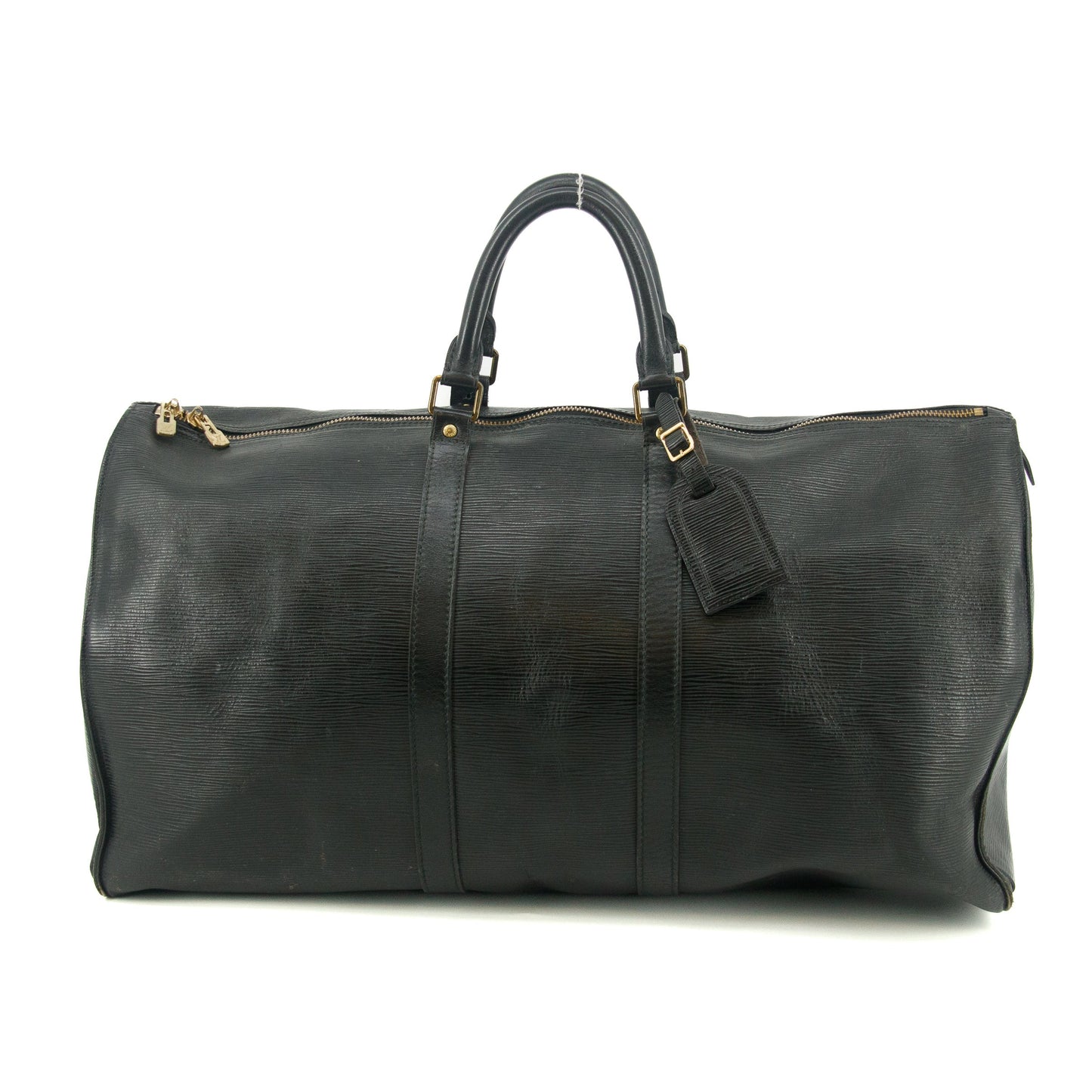 Louis Vuitton Black Epi Keepall 55 #2411