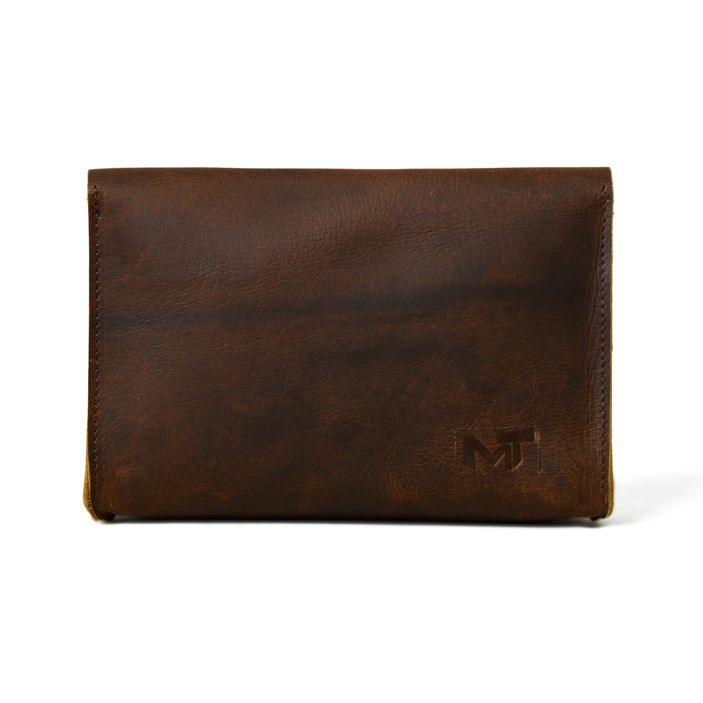 Chic Cocoa Leather Women's Clutch - Concordia Style Boutique