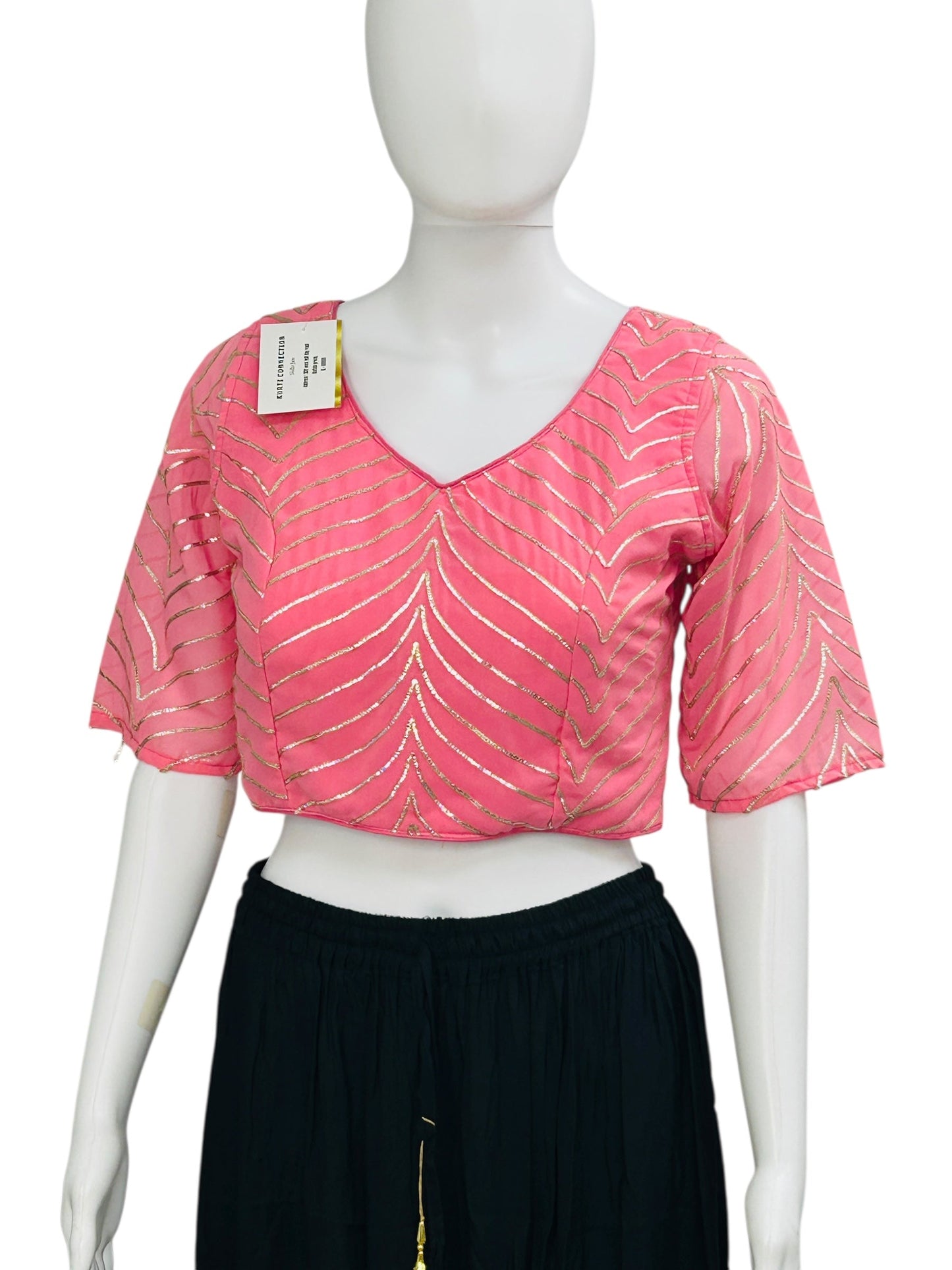 Chiffon blouse : light pink