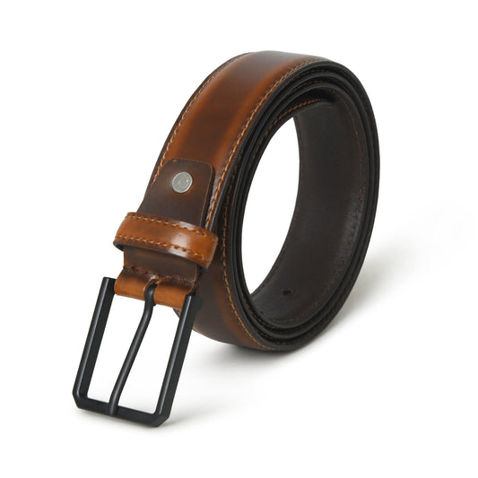 Cooper Caramel Leather Belt - Concordia Style Boutique