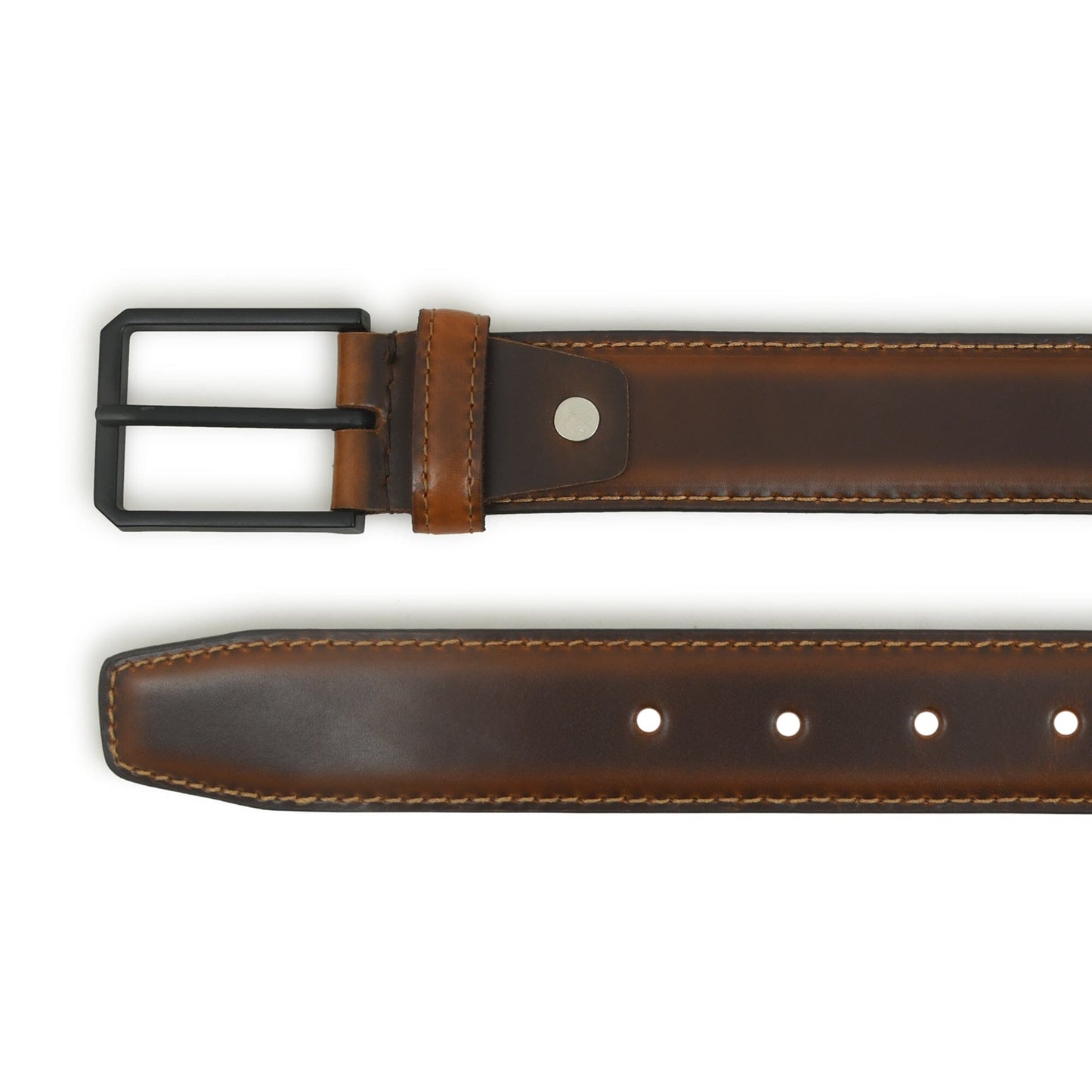 Cooper Caramel Leather Belt - Concordia Style Boutique