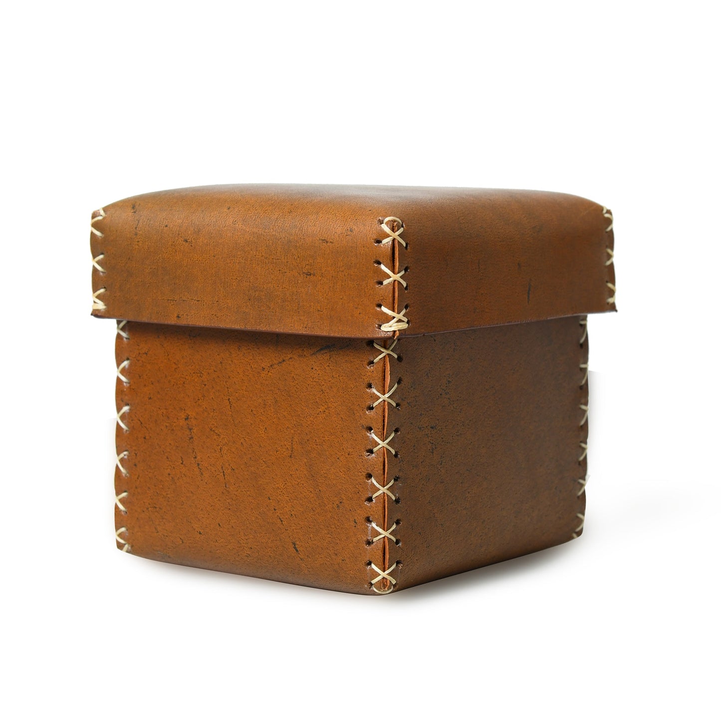 Multi Utility Leather Storage Box - Concordia Style Boutique