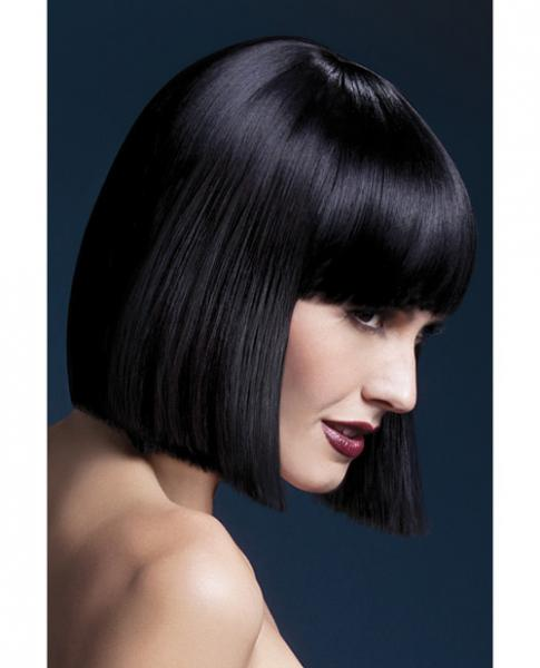 Smiffy Fever Wig Lola Black Blunt Cut Bob 12 inches Long - Premium Wig from Concordia Style Boutique - Just $81.75! Shop now at Concordia Style Boutique