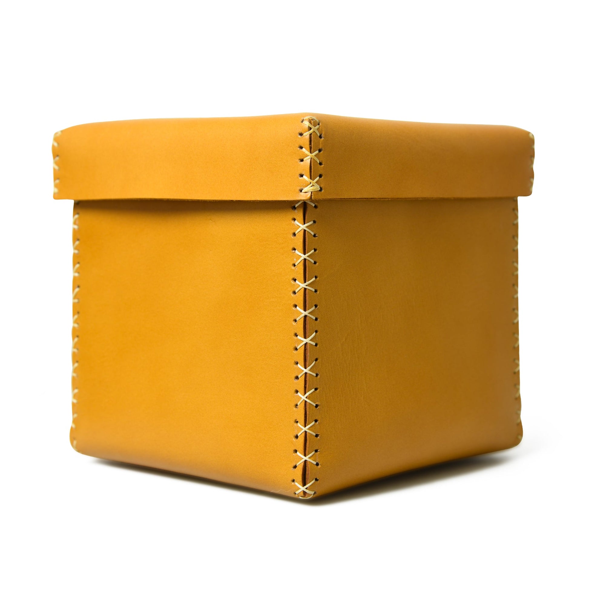 Multi Utility Leather Storage Box - Concordia Style Boutique
