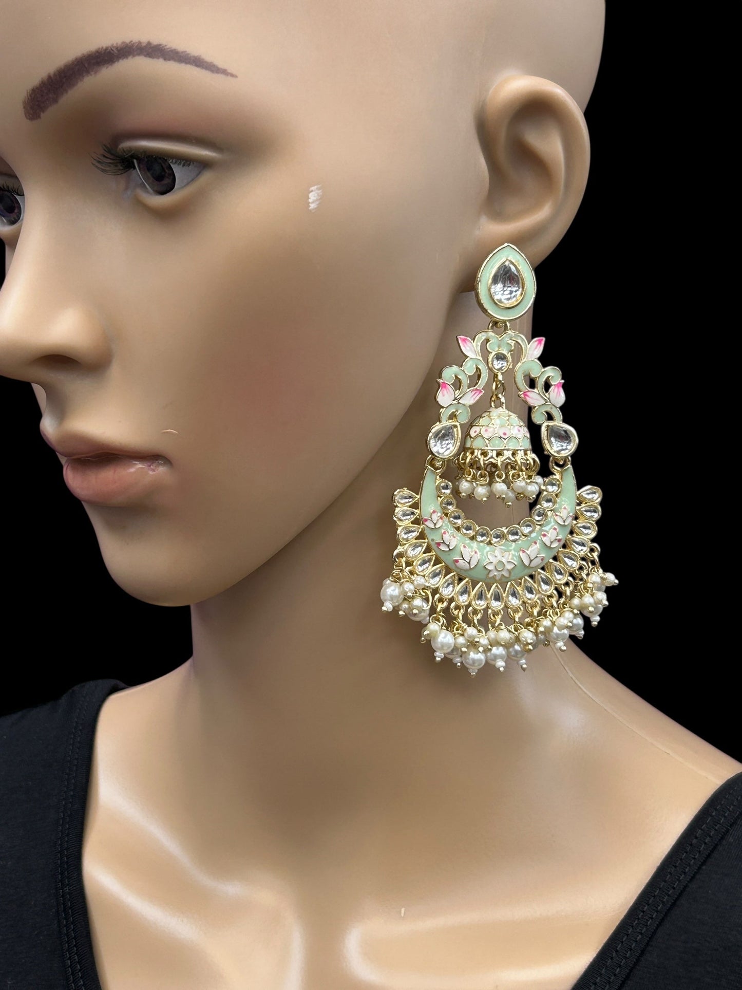 Chandbali earrings