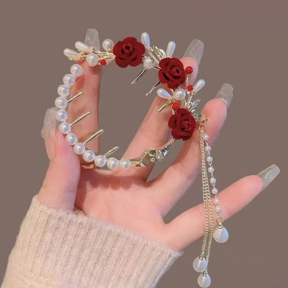 SPARKLING PEARL HAIR CLIPS - Concordia Style Boutique