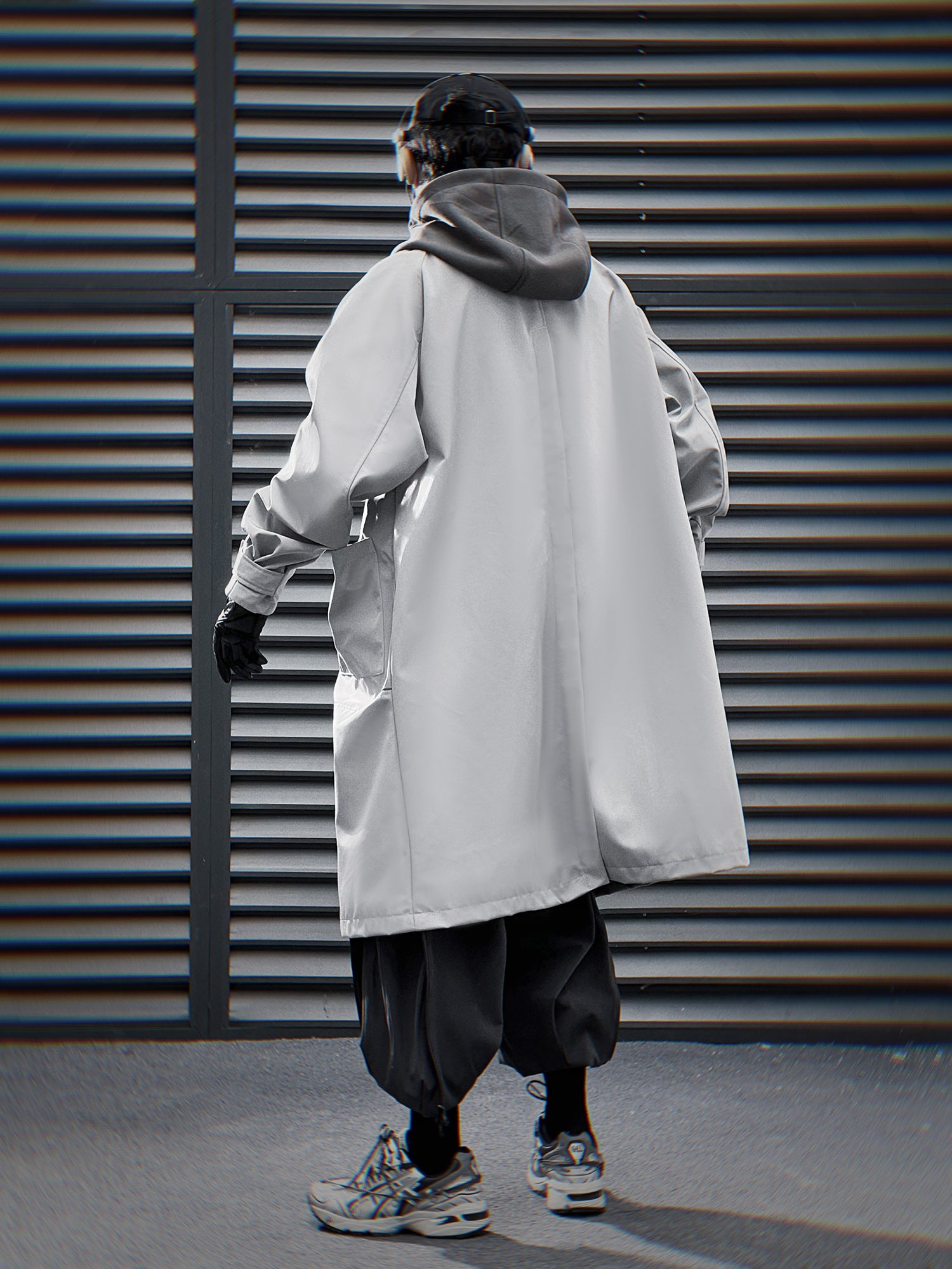 HiJ36 Grey Urban Trench Coat - Concordia Style Boutique