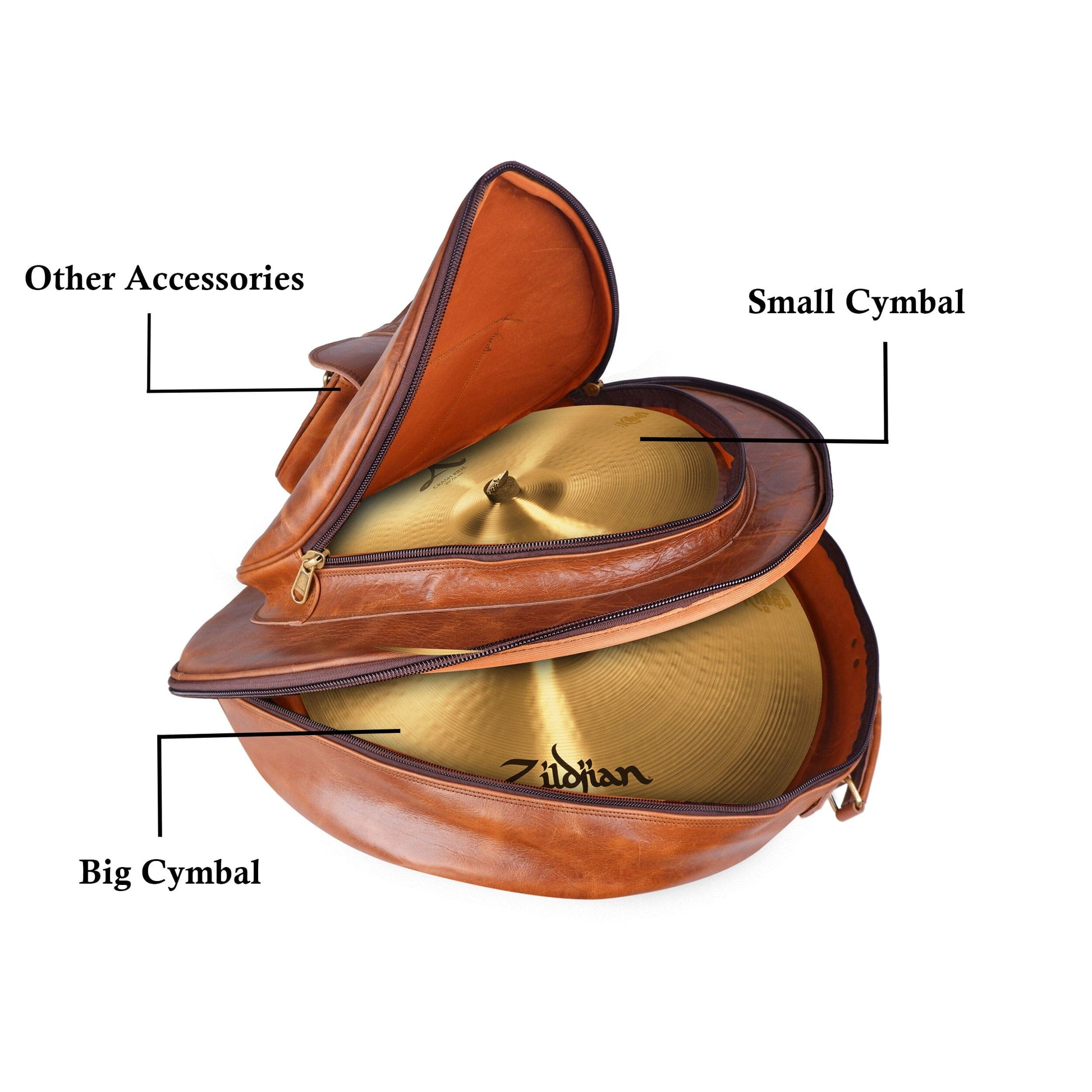 Rustic Buffalo Cymbal Case - Concordia Style Boutique