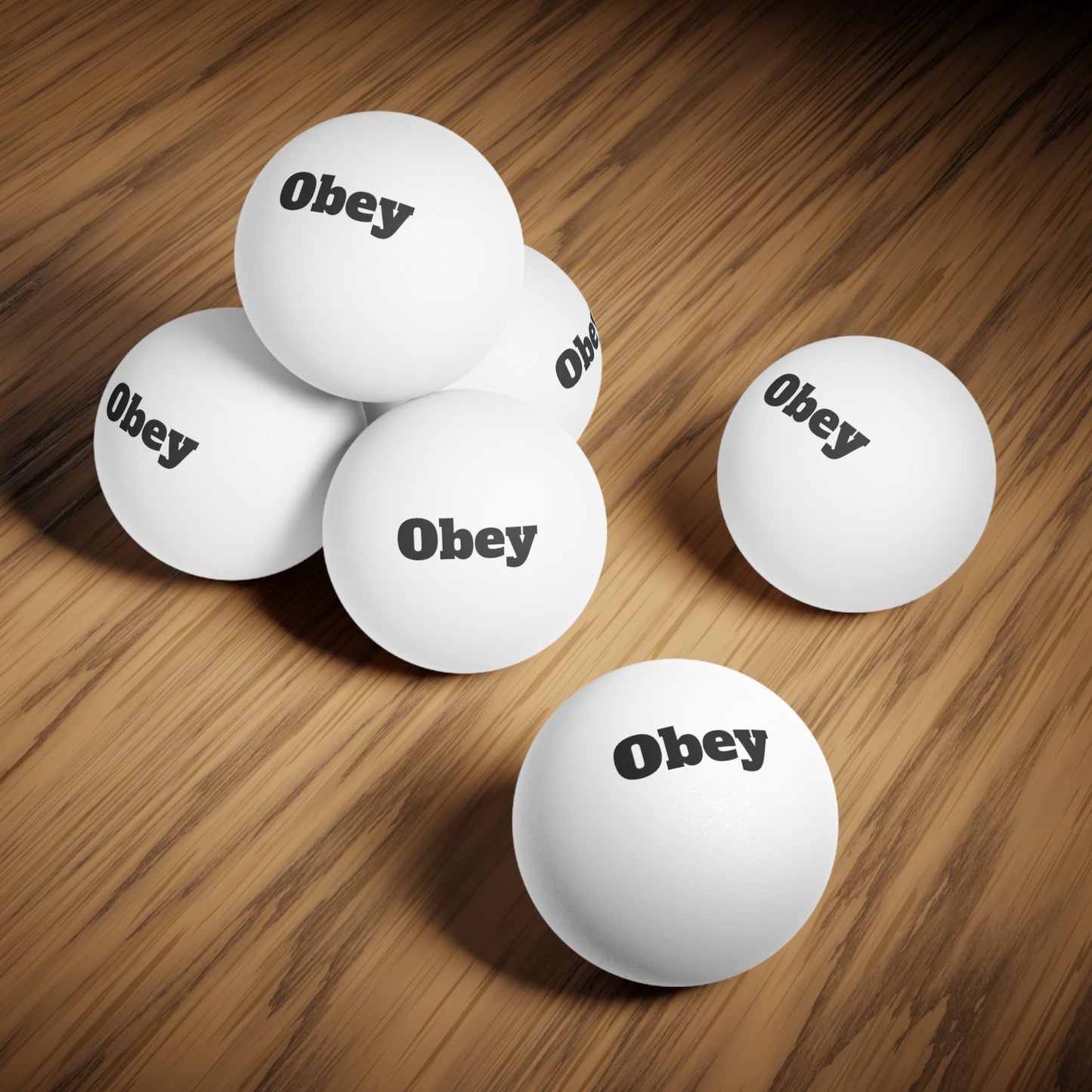 Ping Pong Balls, 6 pcs - Obey - Premium Ping Pong Balls, from Concordia Style Boutique - Just $19.90! Shop now at Concordia Style Boutique