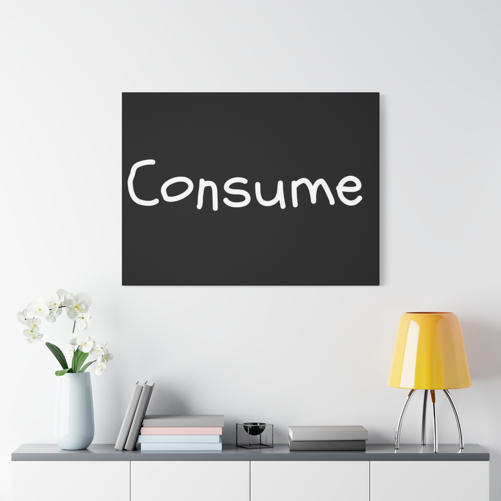 Classic Canvas -"Consume" - Premium Canvas from Concordia Style Boutique - Just $26.40! Shop now at Concordia Style Boutique