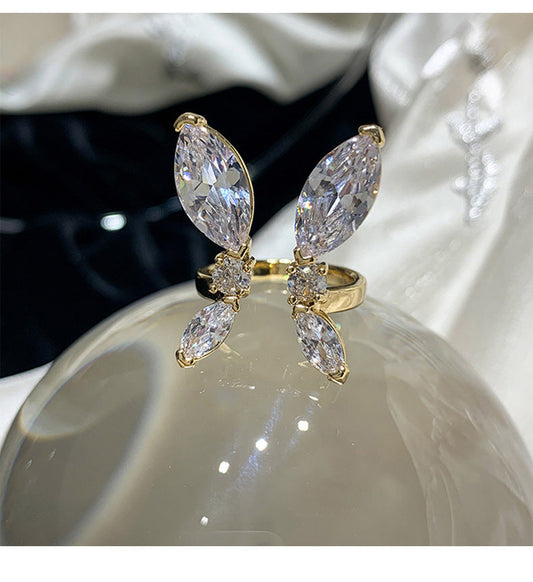 GOLD BUTTERFLY RING (ADJUSTABLE) - Concordia Style Boutique