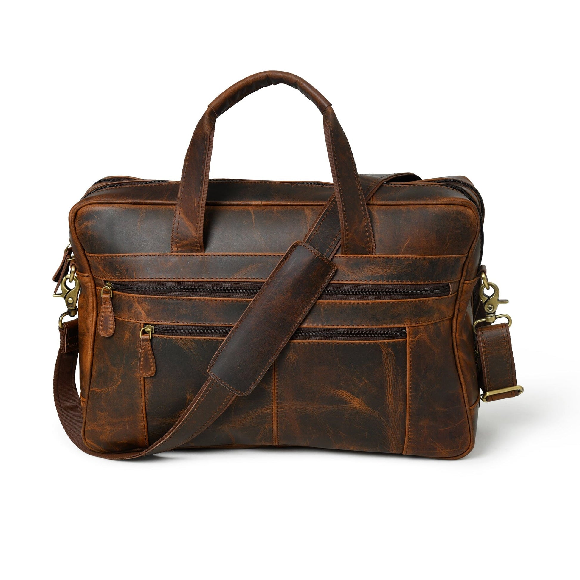 The Brooklyn - Leather Briefcase - Concordia Style Boutique