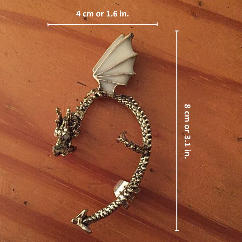 GLOW IN THE DARK DRAGON EAR CUFF - Concordia Style Boutique