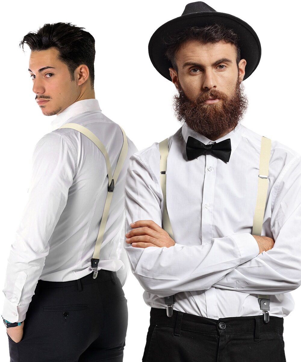 Vittorio Farina Men's Convertible Suspender in Gift Box: 70% Polyester & 30% Elastomer - Concordia Style Boutique