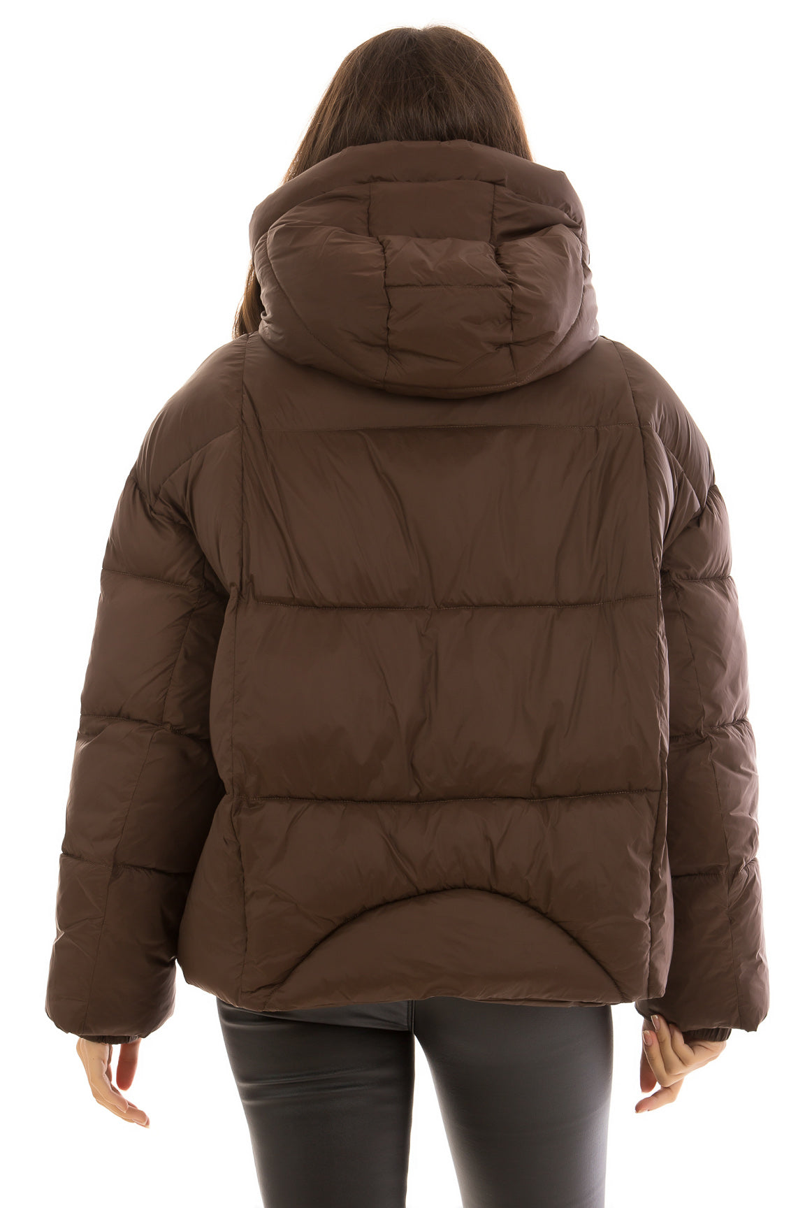 Dark Chocolate Insulated Bio-Down Jacket