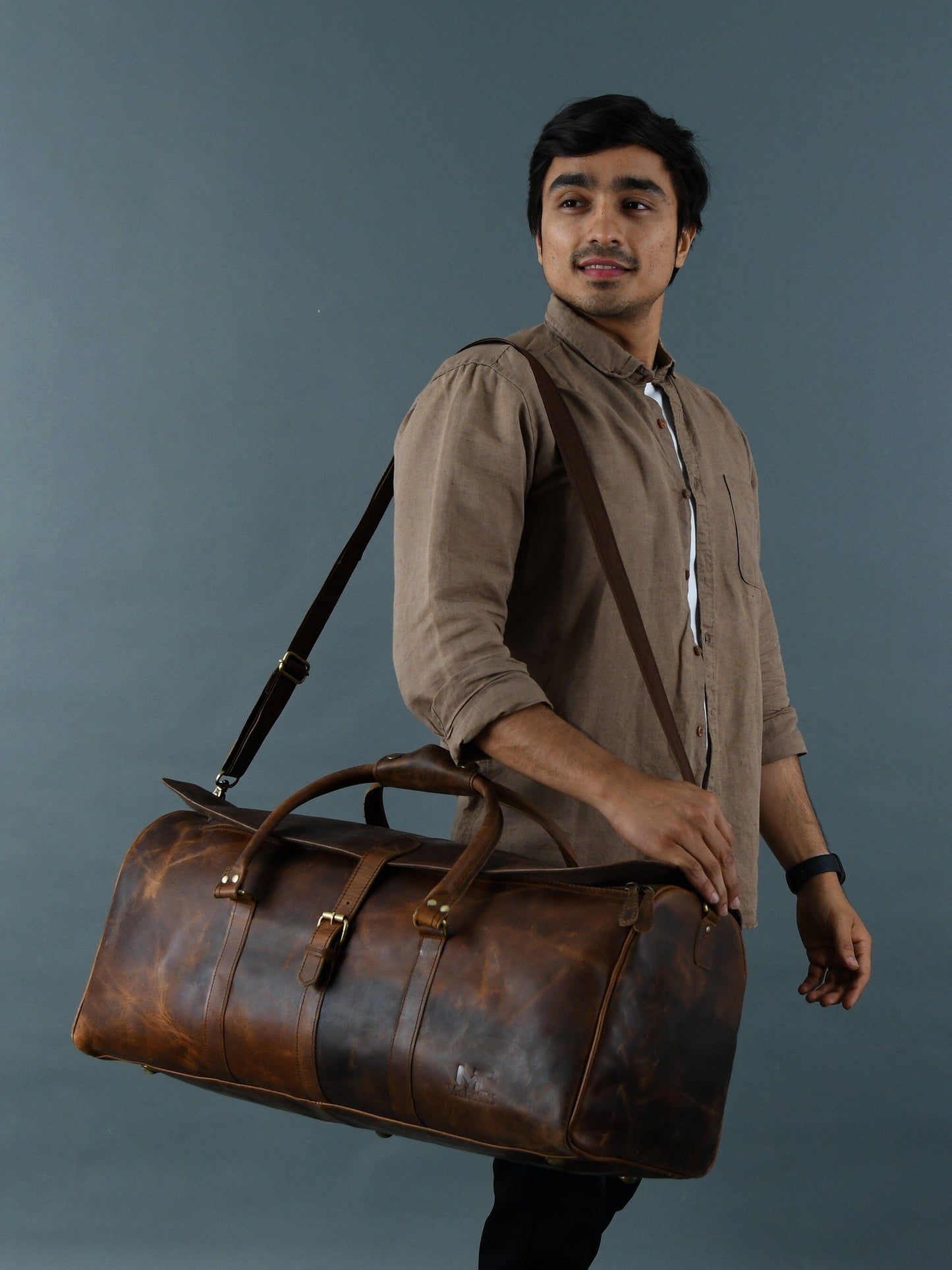 The Bolton Flap Duffel- Brown - Concordia Style Boutique