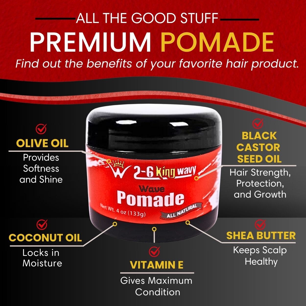 Pomade 4oz Premium Quality