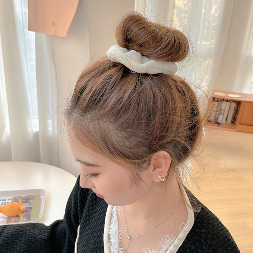 FUZZY HAIR SCRUNCHIES (7 PIECES BUNDLE) - Concordia Style Boutique