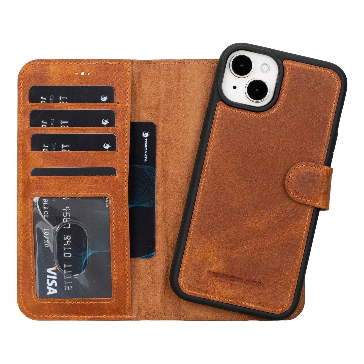 Casper iPhone 14 Series Detachable Leather Wallet Case - Concordia Style Boutique