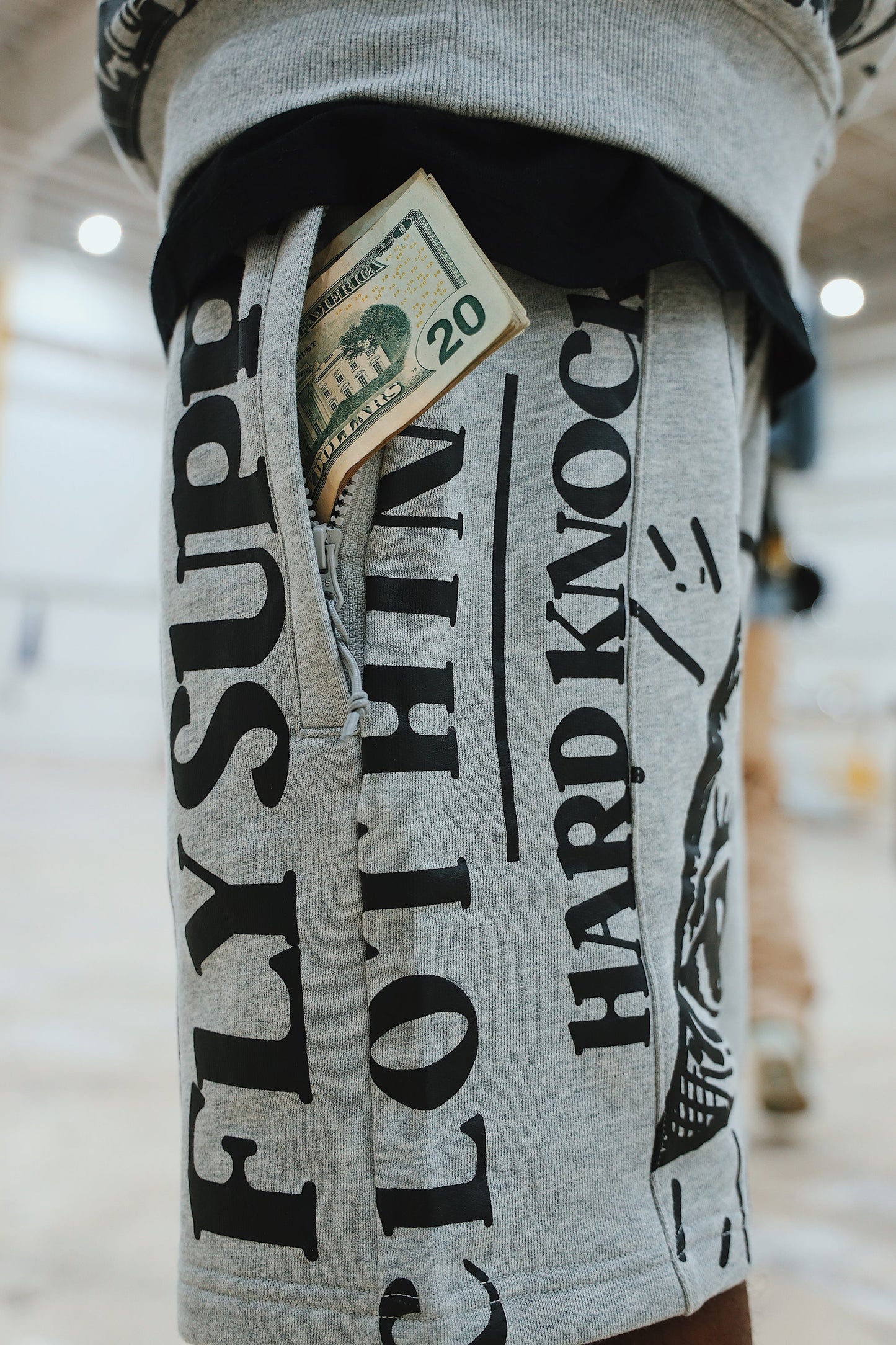 New Rich Crewneck Sweater (Heather Grey) - Concordia Style Boutique