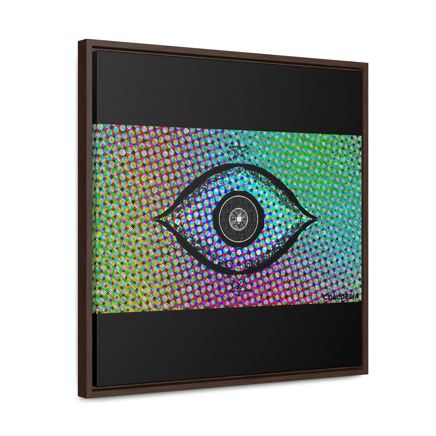 "The Eye" - Gallery Canvas Wraps, Square Frame - Premium Canvas from Concordia Style Boutique - Just $106.56! Shop now at Concordia Style Boutique