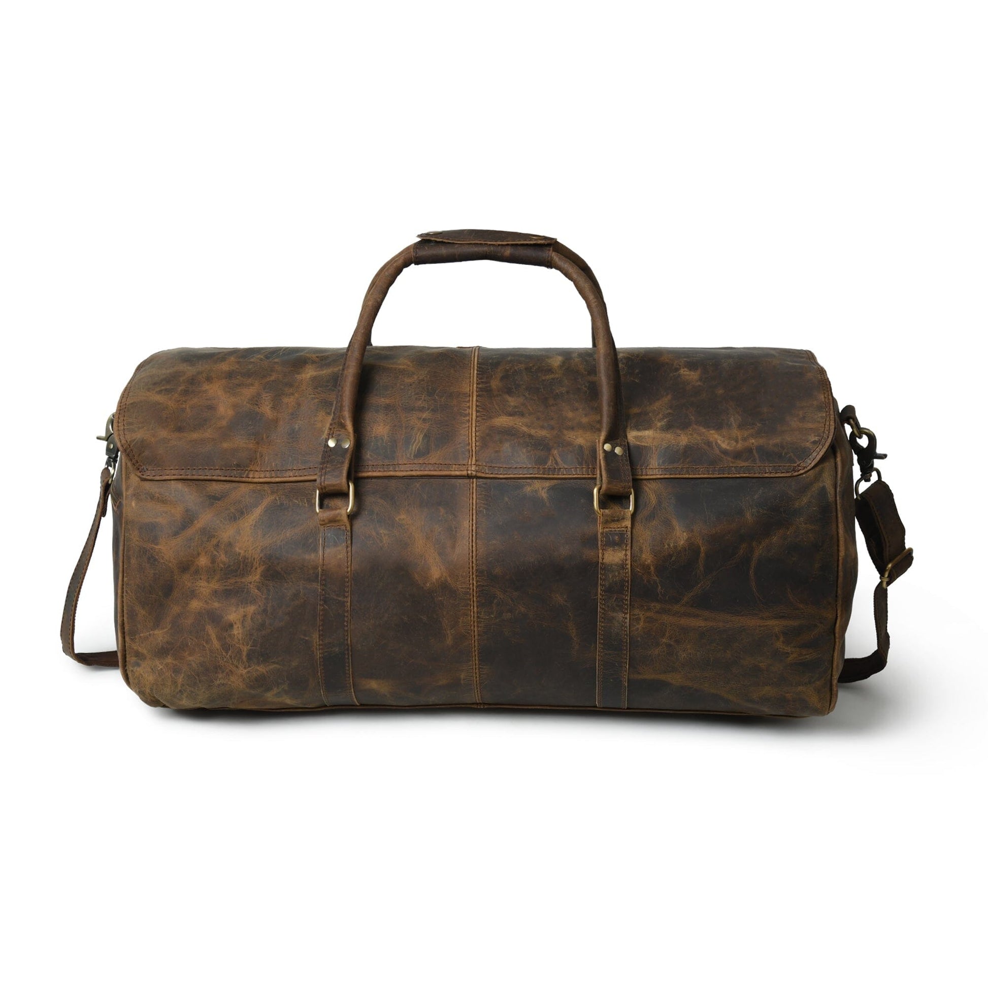 The Bolton Flap Duffel- Dark Brown - Concordia Style Boutique