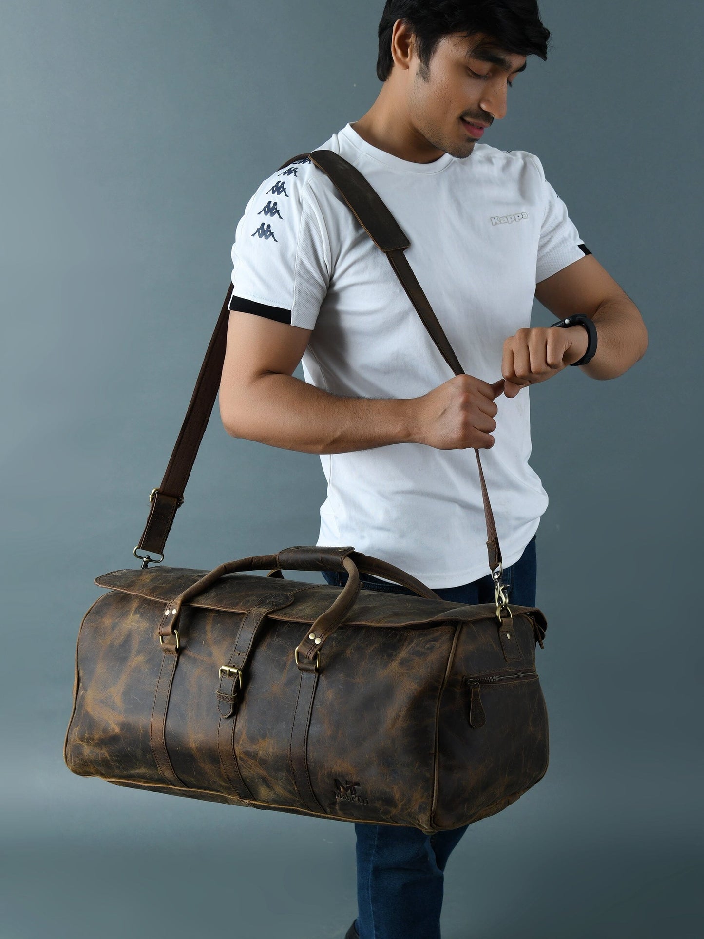 The Bolton Flap Duffel- Dark Brown - Concordia Style Boutique