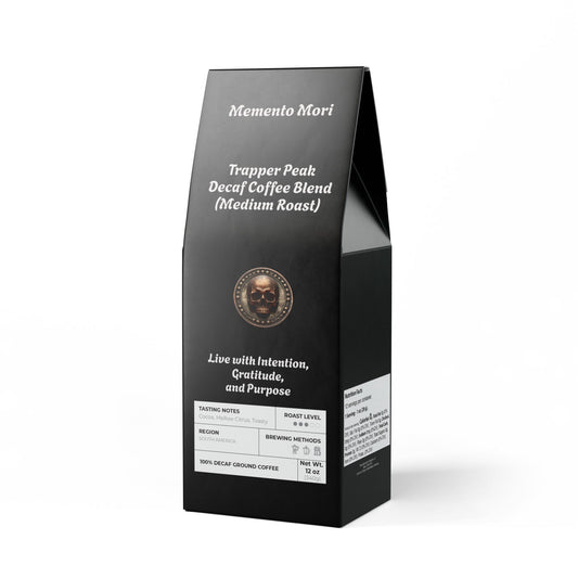 Trapper Peak Decaf Coffee Blend (Medium Roast) - "Memento Mori" - Premium Food & Beverages from Concordia Style Boutique - Just $27.05! Shop now at Concordia Style Boutique