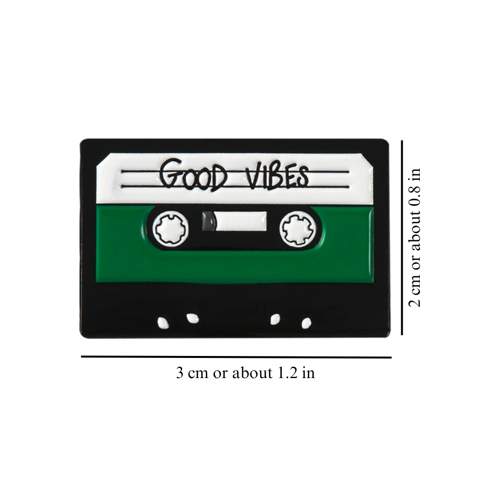 CASSETTE TAPE PIN - Concordia Style Boutique