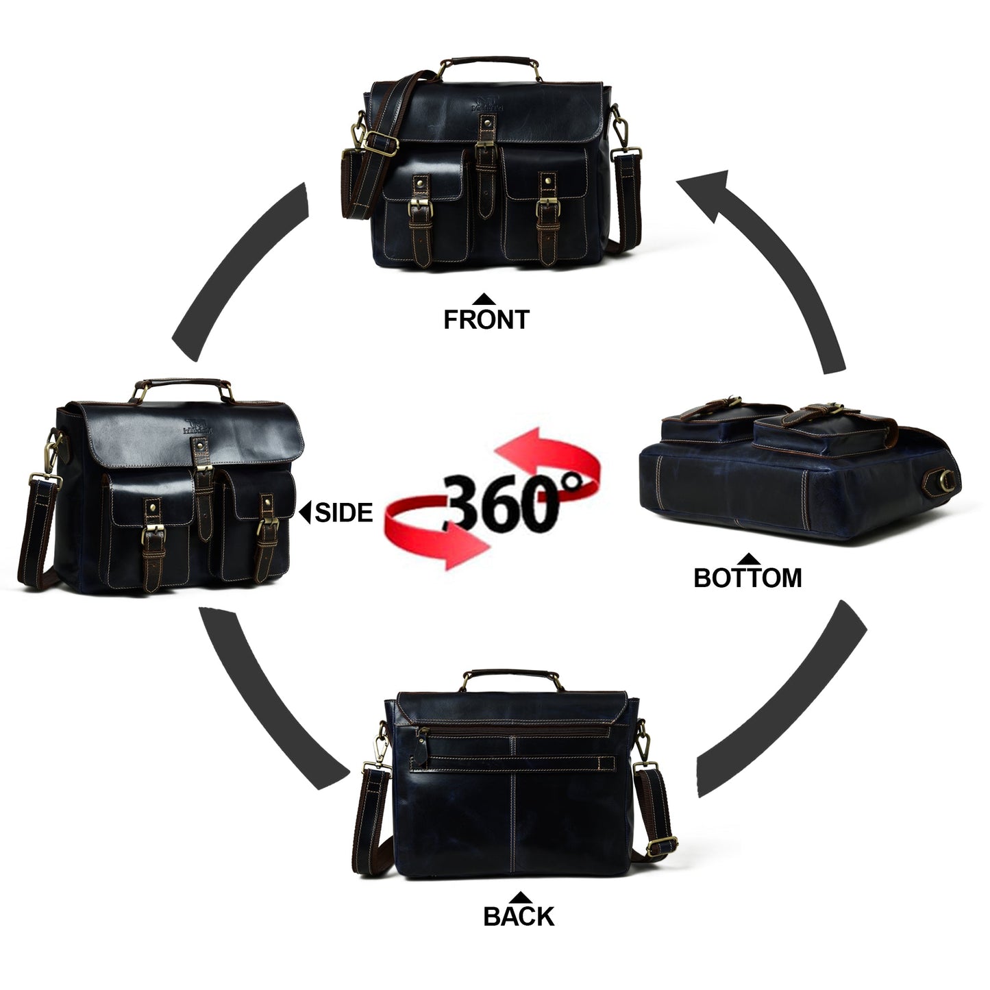 Panther Laptop Messenger Bag - Concordia Style Boutique