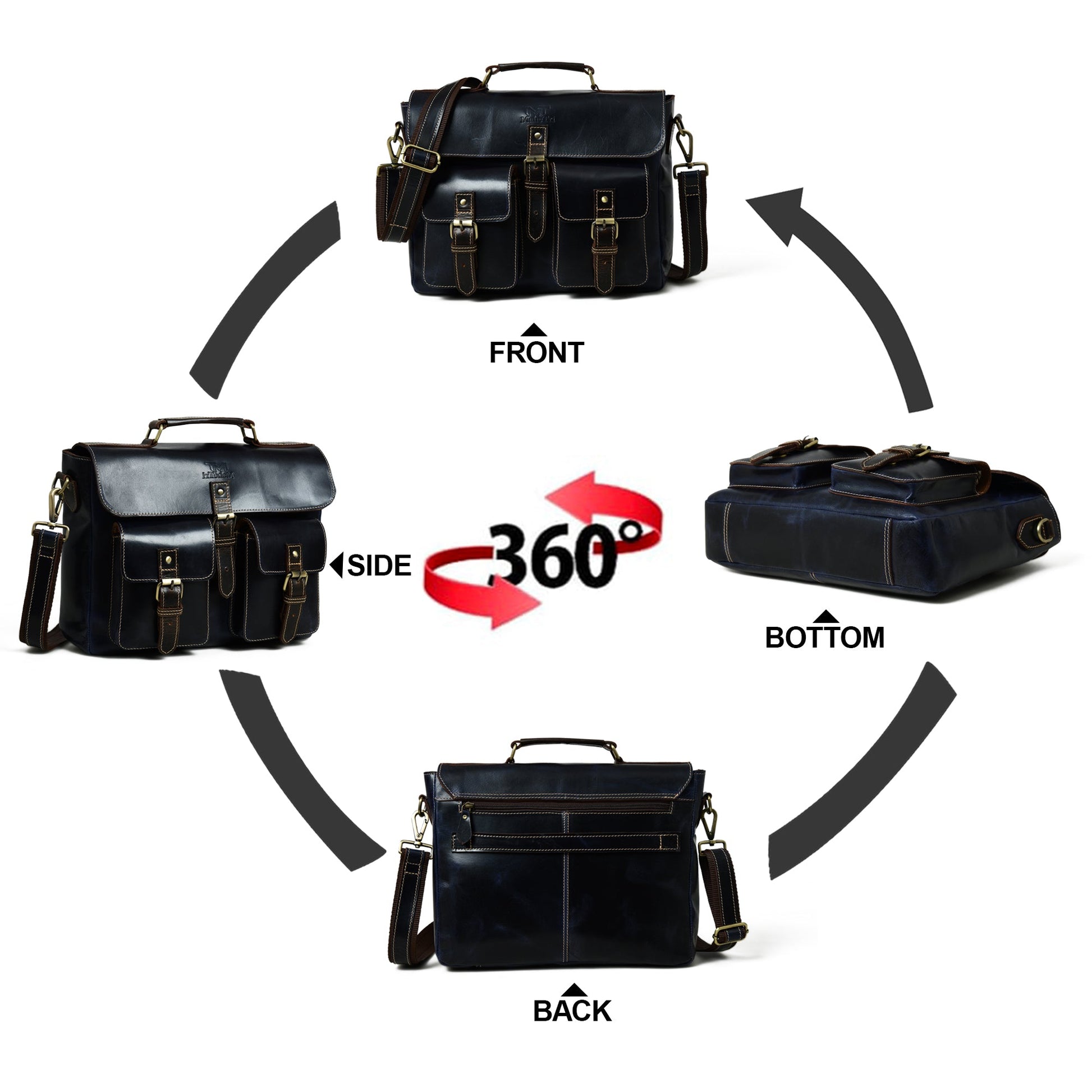 Panther Laptop Messenger Bag - Concordia Style Boutique