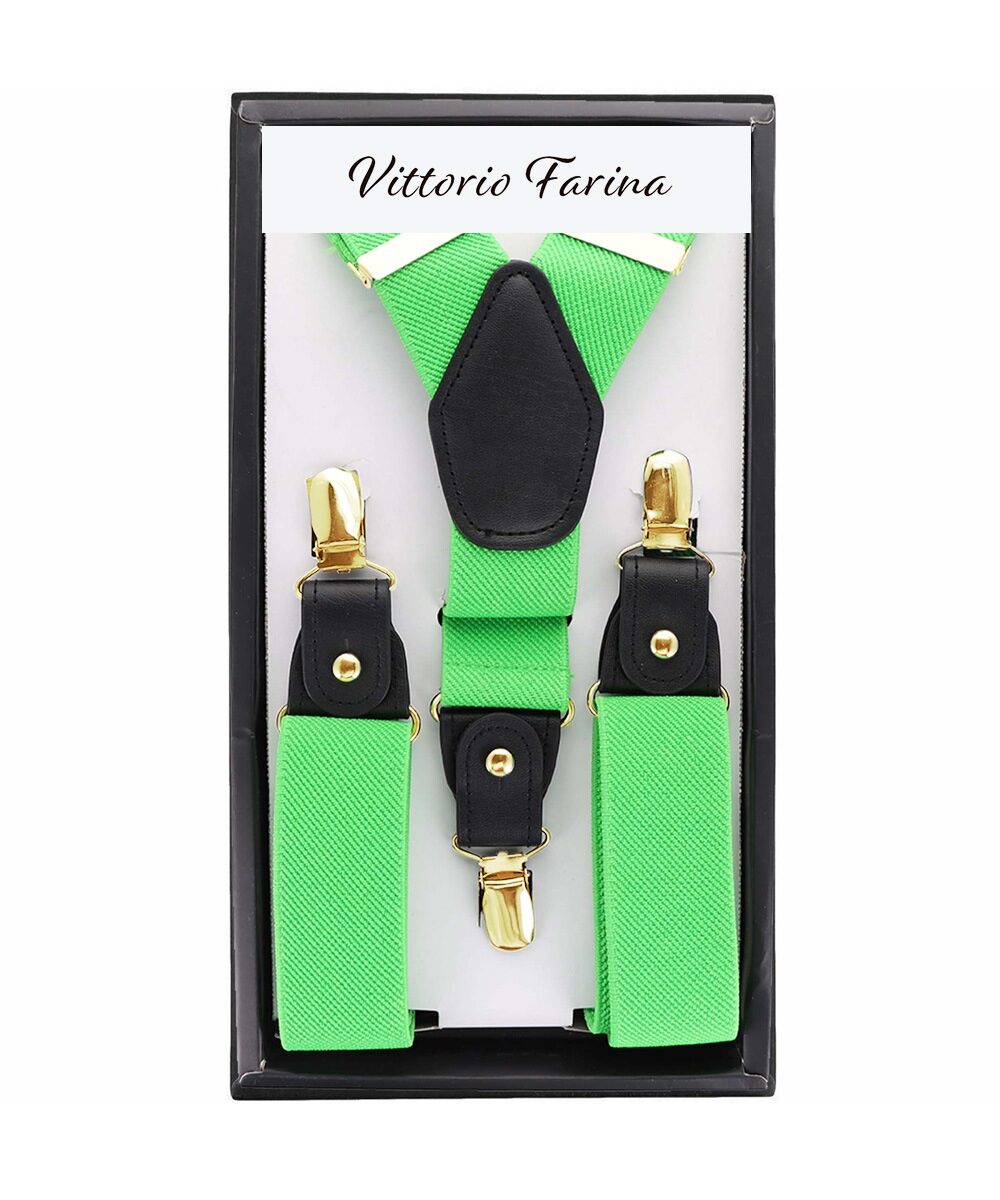 Vittorio Farina Men's Convertible Suspender in Gift Box: 70% Polyester & 30% Elastomer - Concordia Style Boutique