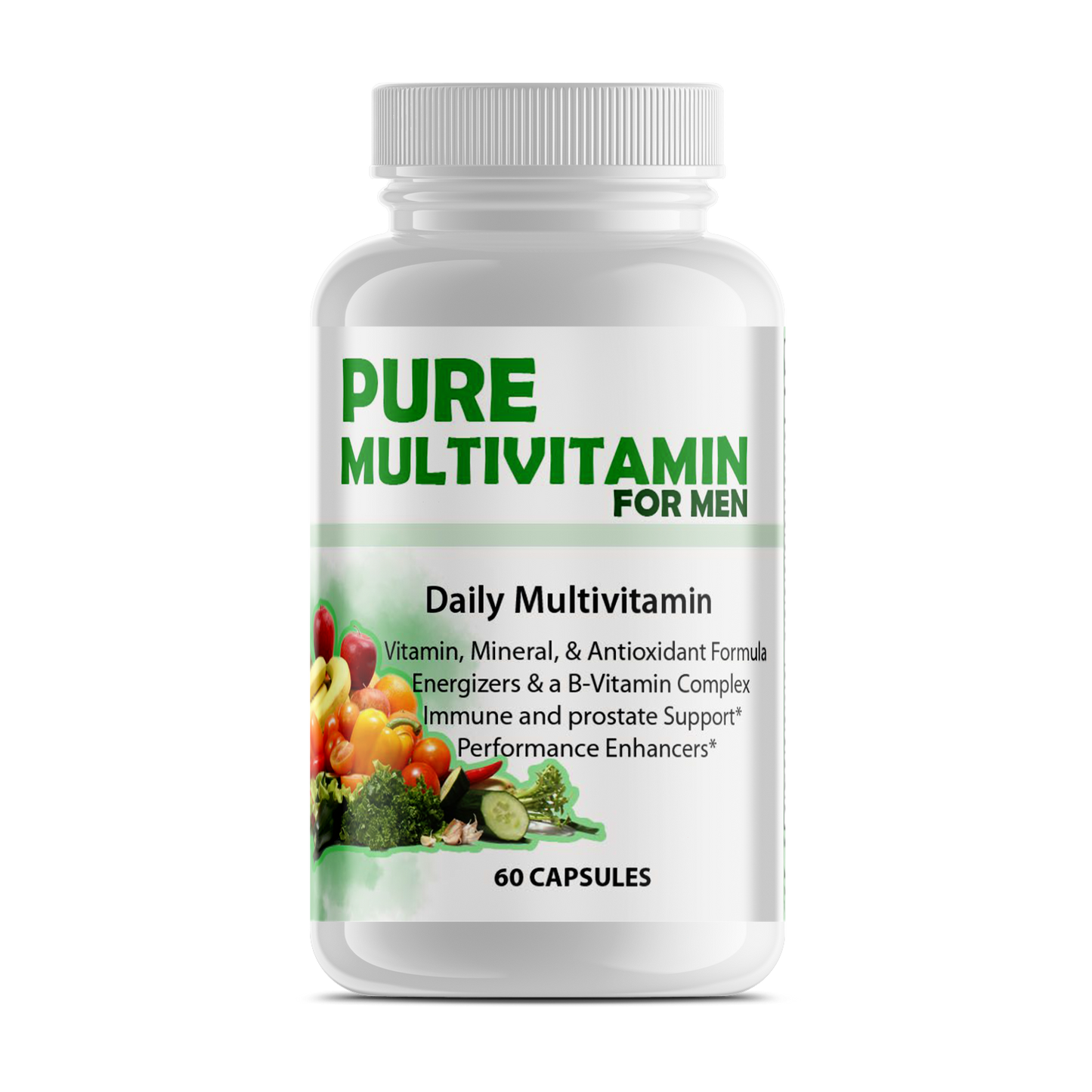 Pure Multi-Vitamins Mens - Premium Multivitamins from Concordia Style Boutique - Just $40! Shop now at Concordia Style Boutique