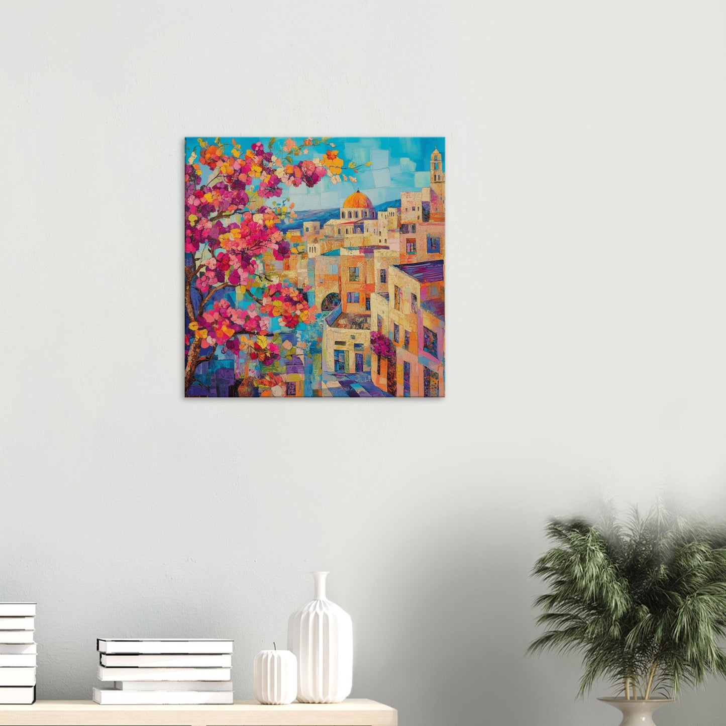 Blooming Jerusalem: Canvas Art Print
