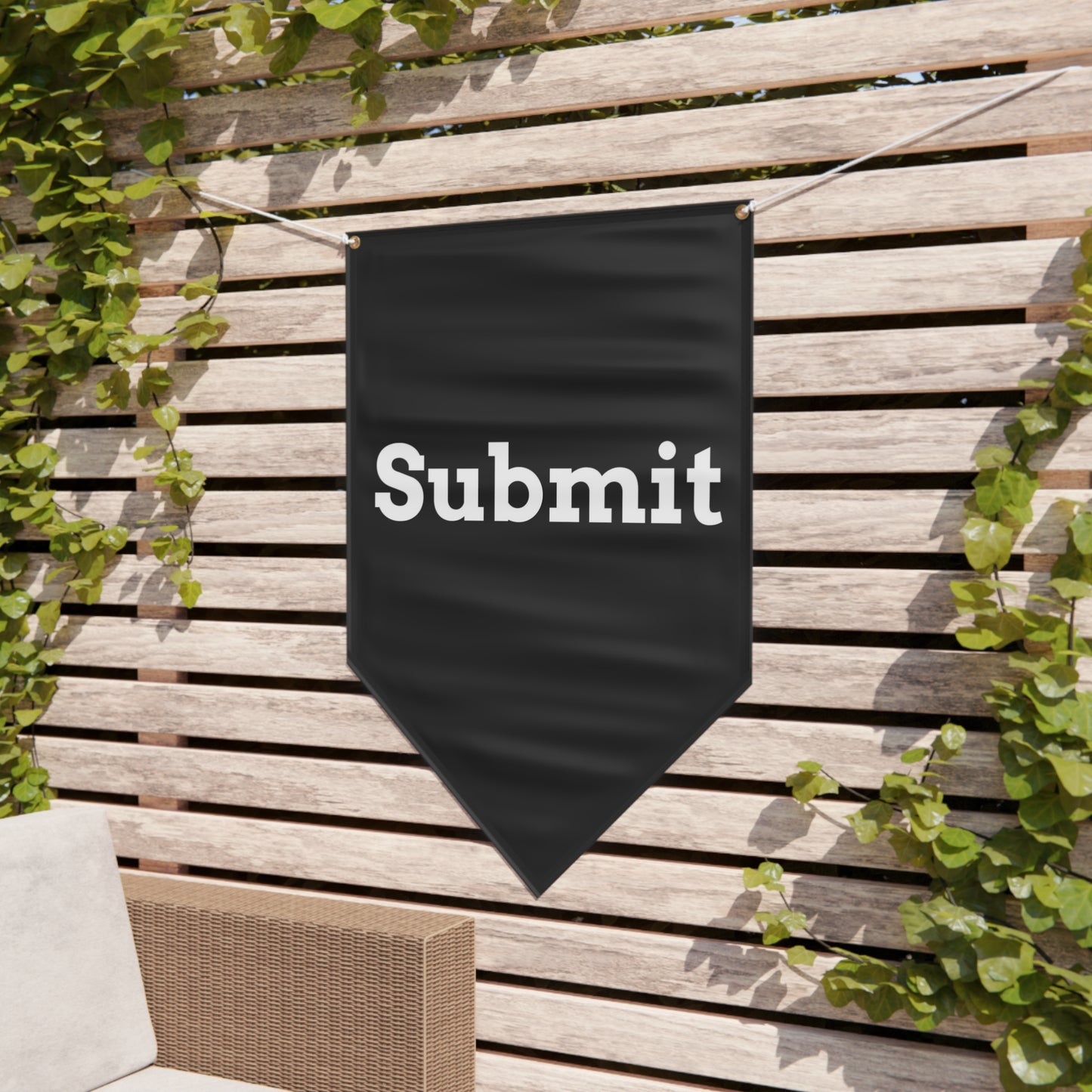 Pennant Banner - "Submit" - Premium Home Decor from Concordia Style Boutique - Just $33.22! Shop now at Concordia Style Boutique