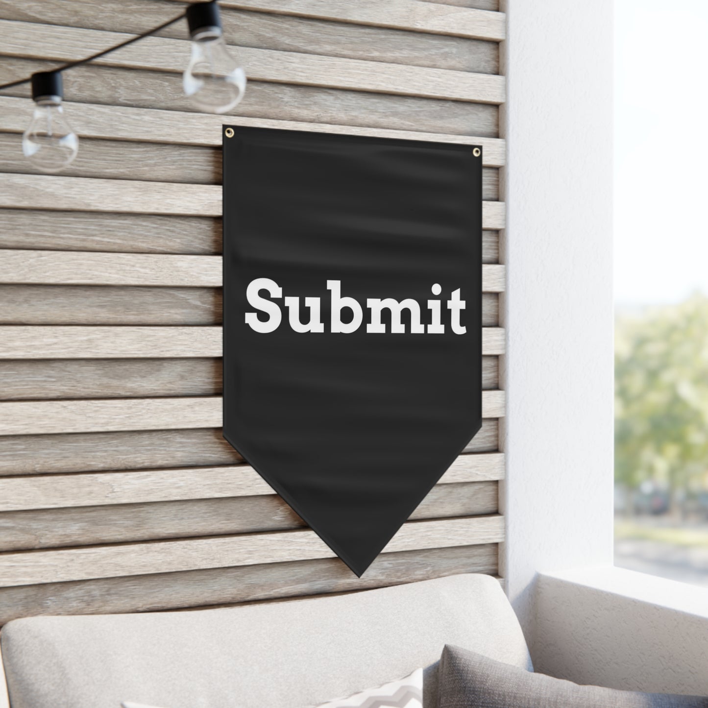 Pennant Banner - "Submit" - Premium Home Decor from Concordia Style Boutique - Just $33.22! Shop now at Concordia Style Boutique