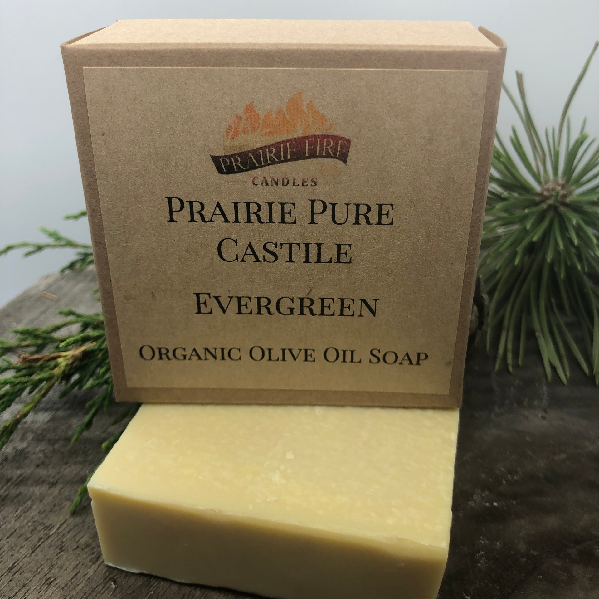 Evergreen Real Castile Organic Olive Oil Soap for Sensitive Skin - Dye Free - 100% Certified Organic Extra Virgin Olive Oil - Premium Organic Olive Oil Soap from Concordia Style Boutique - Just $9.39! Shop now at Concordia Style Boutique