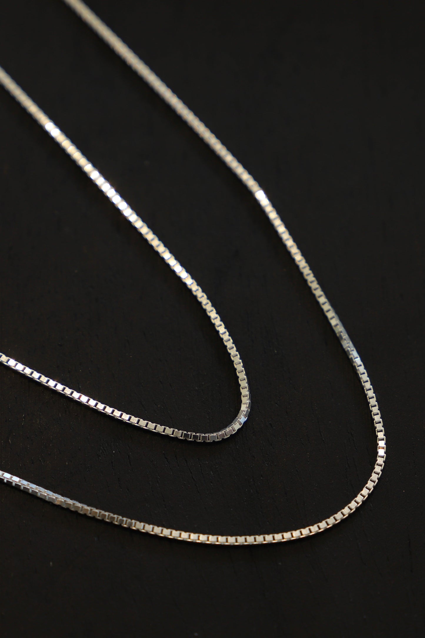 STERLING SILVER BOX CHAIN - Concordia Style Boutique