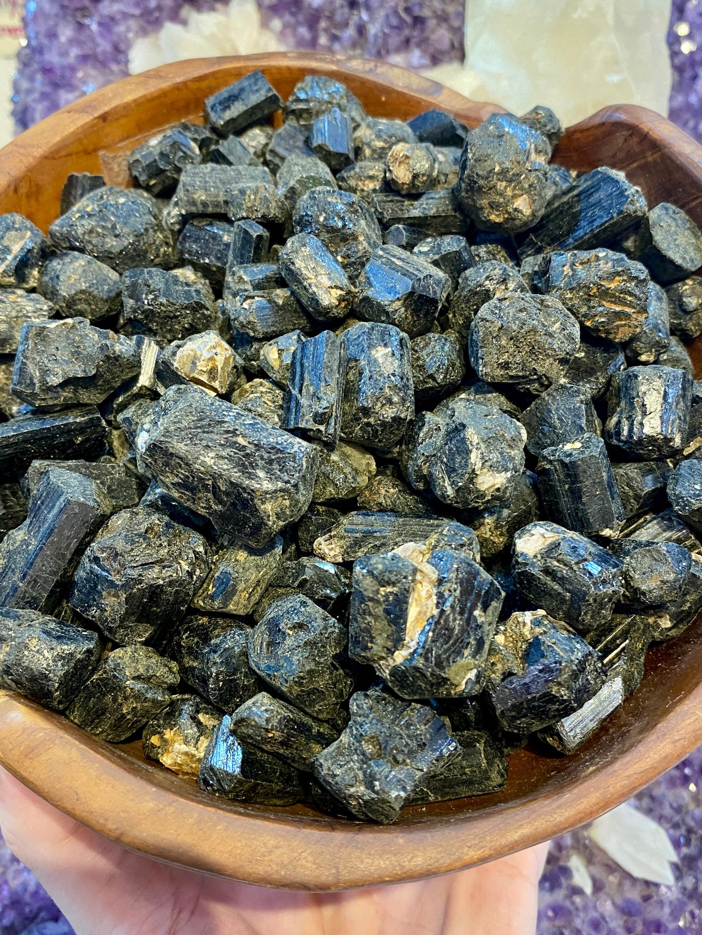 Black Tourmaline Raw Chunks