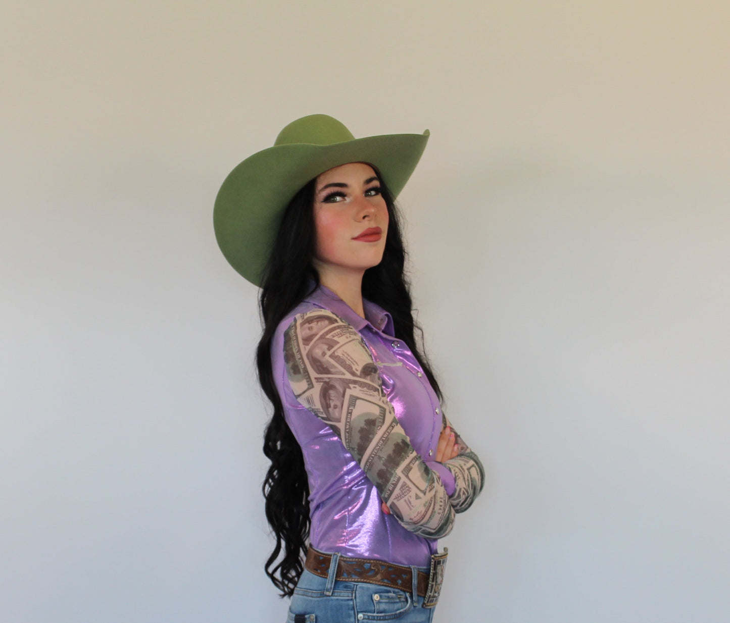 All In Pearl Snap Rodeo Shirt - Concordia Style Boutique