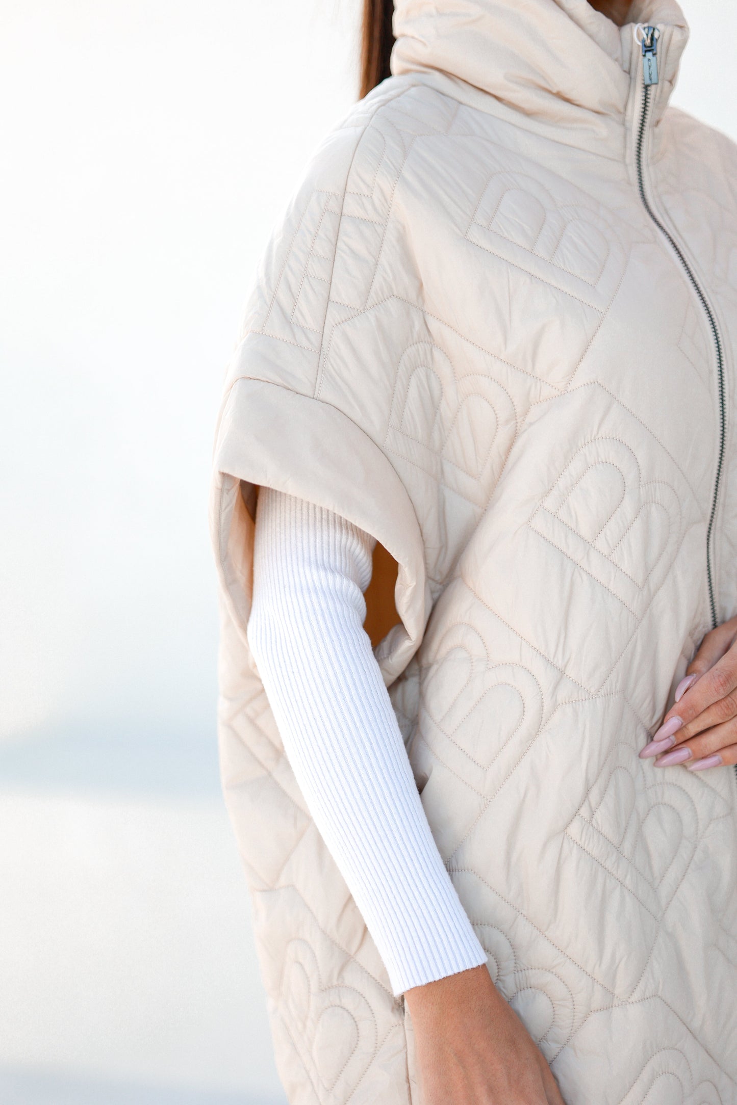 Bianca Relaxed Fit Embossed Vest