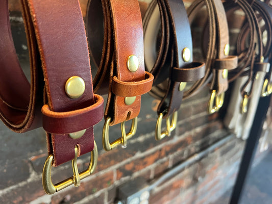 Handmade Leather Belts - Concordia Style Boutique