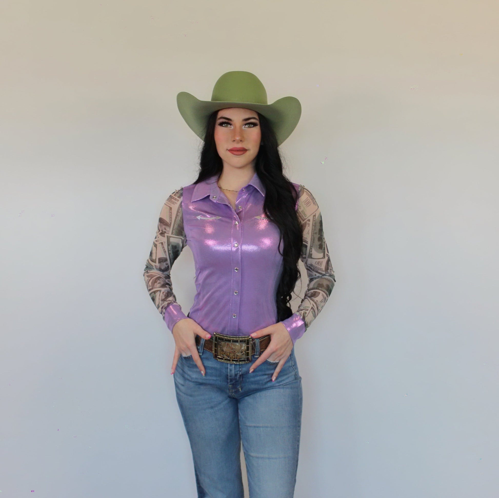 All In Pearl Snap Rodeo Shirt - Concordia Style Boutique