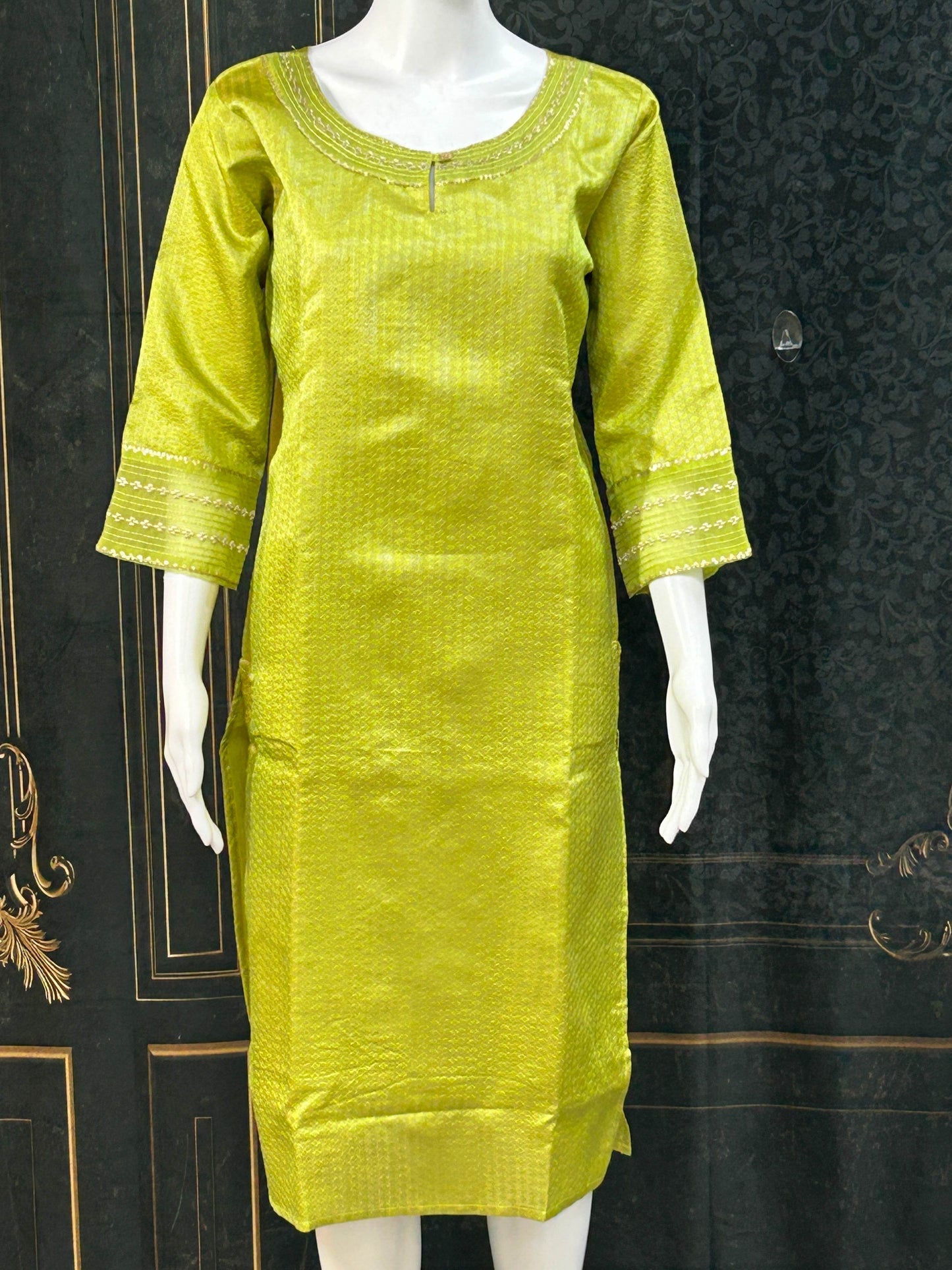 Chanderi silk kurti