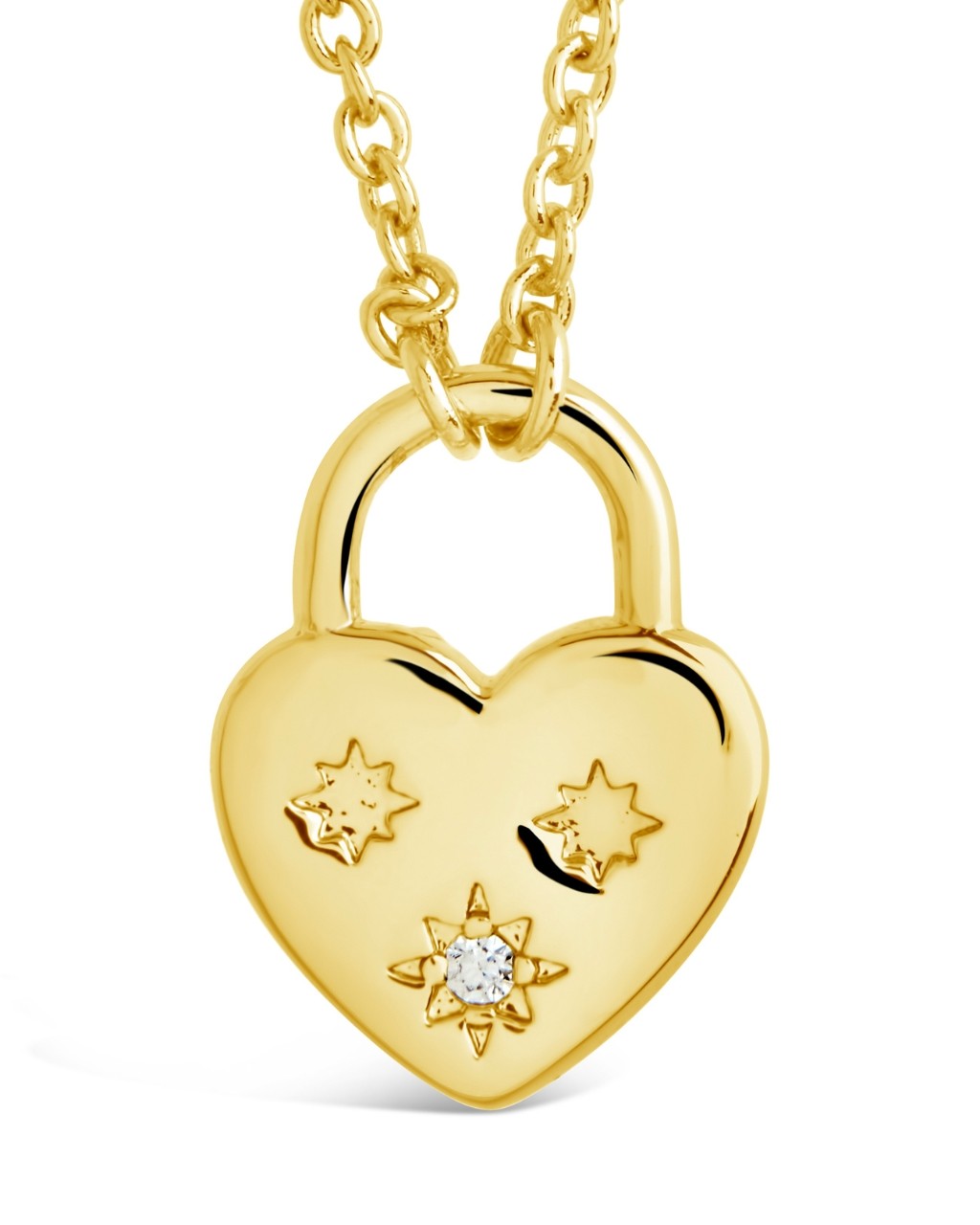 Josephine CZ Heart Locket Pendant Necklace - Concordia Style Boutique